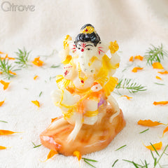 Handmade Marble Ganesha (4 inches) at Qtrove