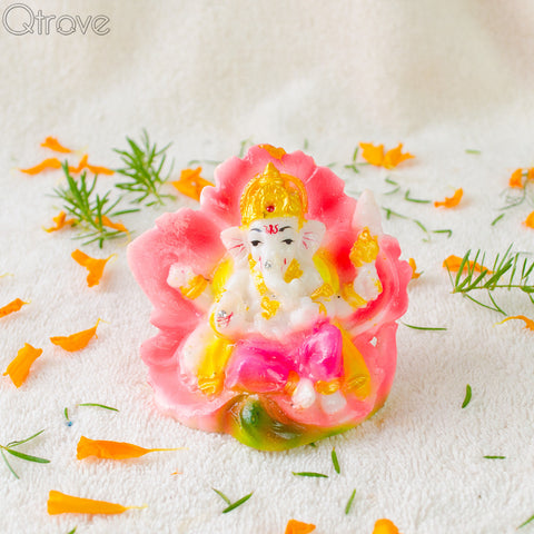 Handmade Marble Ganesha (3 inches)