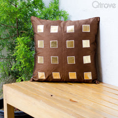 Dark Brown Cushion Cover (Set of 5) at Qtrove
