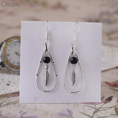 Handcrafted Drop Earring With Leaf Dangels at Qtrove