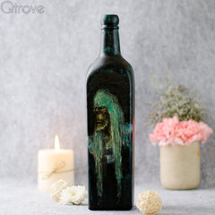 Devils And Demons Hand Painted Bottle at Qtrove