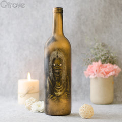 Iron maiden Hand Painted Bottle at Qtrove