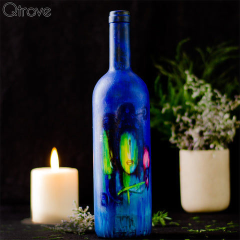 Hand Painted Om Shiva Bottle