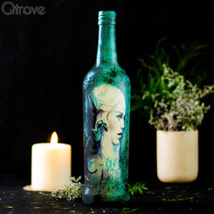 Hand Painted Khaleesi Diaries Bottle at Qtrove