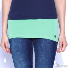 Fuschia Green Cotton Belly Band at Qtrove