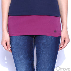 Lavender Cotton Belly Band at Qtrove