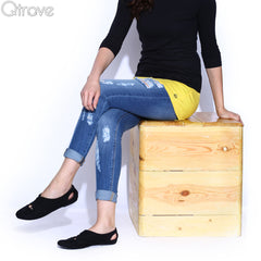 Lemon Yellow Cotton Belly Band at Qtrove