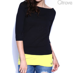 Mellow Yellow Cotton Belly Band at Qtrove