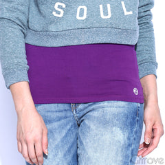 Purple Passion Cotton Belly Band at Qtrove