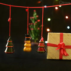 Handcrafted Wooden Christmas Decoration Trees And Snow at Qtrove