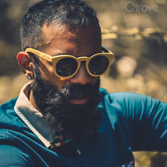 Jarvis wooden sunglasses at Qtrove