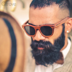 Marcus wooden sunglasses at Qtrove