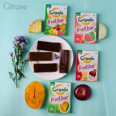 Organic Fruit Bar Combo(Pack of 4)