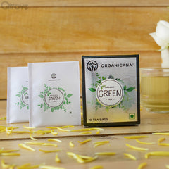Organic Green Tea (10 Tea Bags) at Qtrove