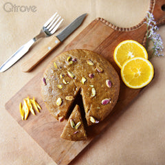 Wholewheat Orange Pista Butter Cake at Qtrove