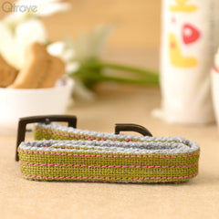 Eco-Friendly Jute Dog Collar Green - Small at Qtrove