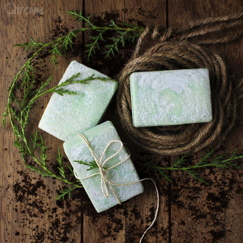 French Green Clay Salt Bar Soap