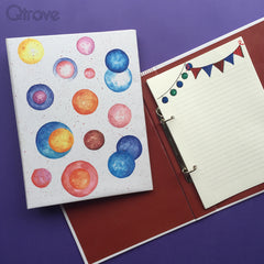 Polka Frenzy mini folder notebook at Qtrove