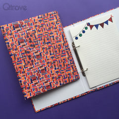 Tinted Lines mini folder notebook at Qtrove