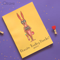 Bookworm Rabbit: Obsessive reading disorder notebook at Qtrove