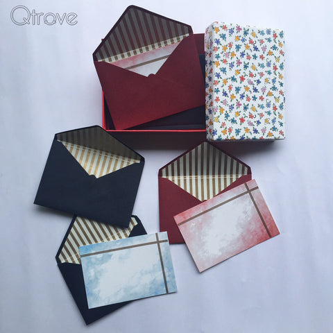 Watercolour Blend note card set