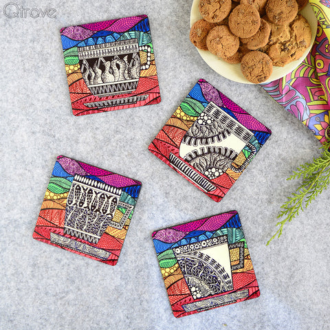 Digital Print Black And White Coasters