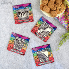 Digital Print Black And White Coasters at Qtrove