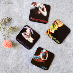 Digital Dance Print Coasters at Qtrove