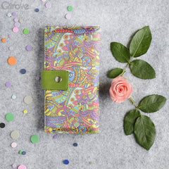 Hand Drawn Paisley Print Wallet at Qtrove