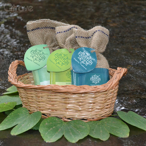 Green Soap Basket
