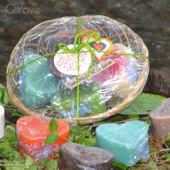 Seasonal Heart Gift Basket at Qtrove