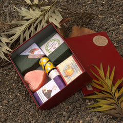 Classic Handmade Soap Gift Box (5 soaps + 1 oil) at Qtrove