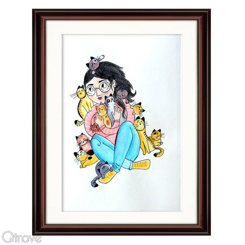 Purrfect Cat Lover Framed Art
