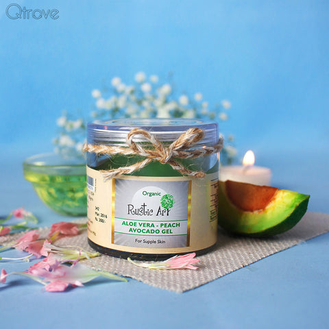 Organic Aloe Vera – Peach & Avocado Gel