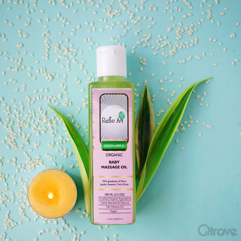 Organic Baby Oil (Green Apple)