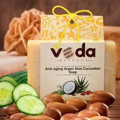 Anti-aging Argan Aloe Cucumber Soap at Qtrove