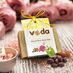 Chemical Free Almond Rose Jojoba Soap at Qtrove