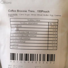 Coffee Brownie Thins at Qtrove