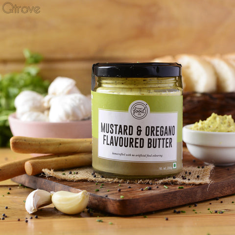 Mustard & Oregano Flavoured Butter