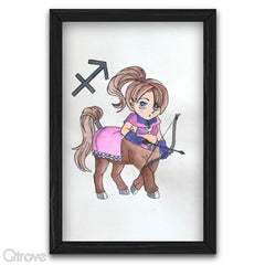 The Optimistic Sagittarian Wall Art at Qtrove