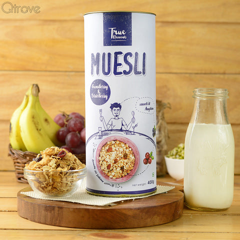 Zero Cholesterol Cranberry And Blueberry Muesli