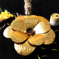 Handcrafted Large Flower Candle Holder at Qtrove