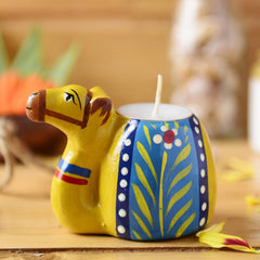 Handmade Camel Candle Holder From The Tales Of Panchatantra at Qtrove