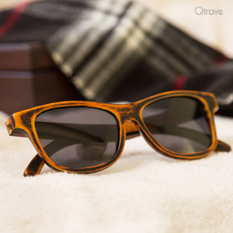 Vintage Bamboo Sunglasses