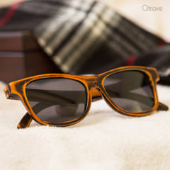Vintage Bamboo Sunglasses at Qtrove