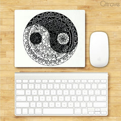 Yin & Yang Mouse Pad at Qtrove