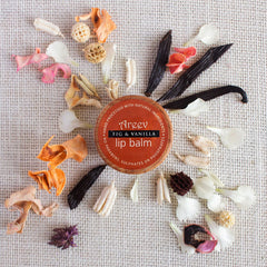 Fig and Vanilla Bean Natural Lip Balm at Qtrove