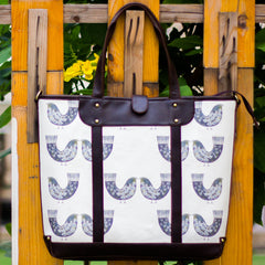 The Smoke Grey Bird Series Carryall Totes at Qtrove