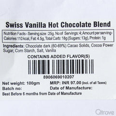 Hot Chocolate Blend - Swiss Vanilla at Qtrove
