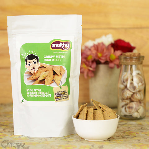 Crispy Methi Crackers